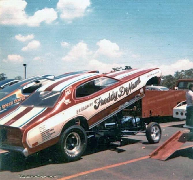 Funny Car Driver-come-Mobster: Broadway Freddy DeName – Raceway Hussy