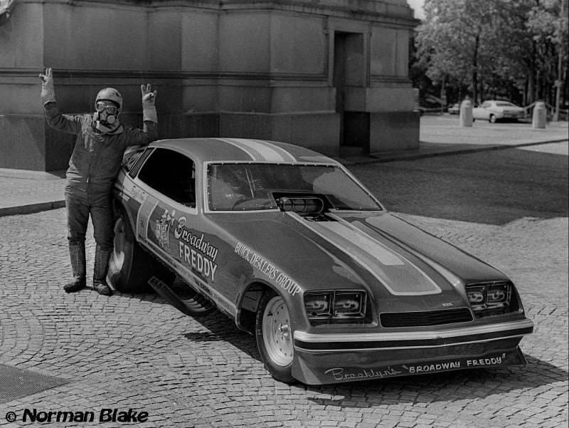 Funny Car Driver-come-Mobster: Broadway Freddy DeName – Raceway Hussy